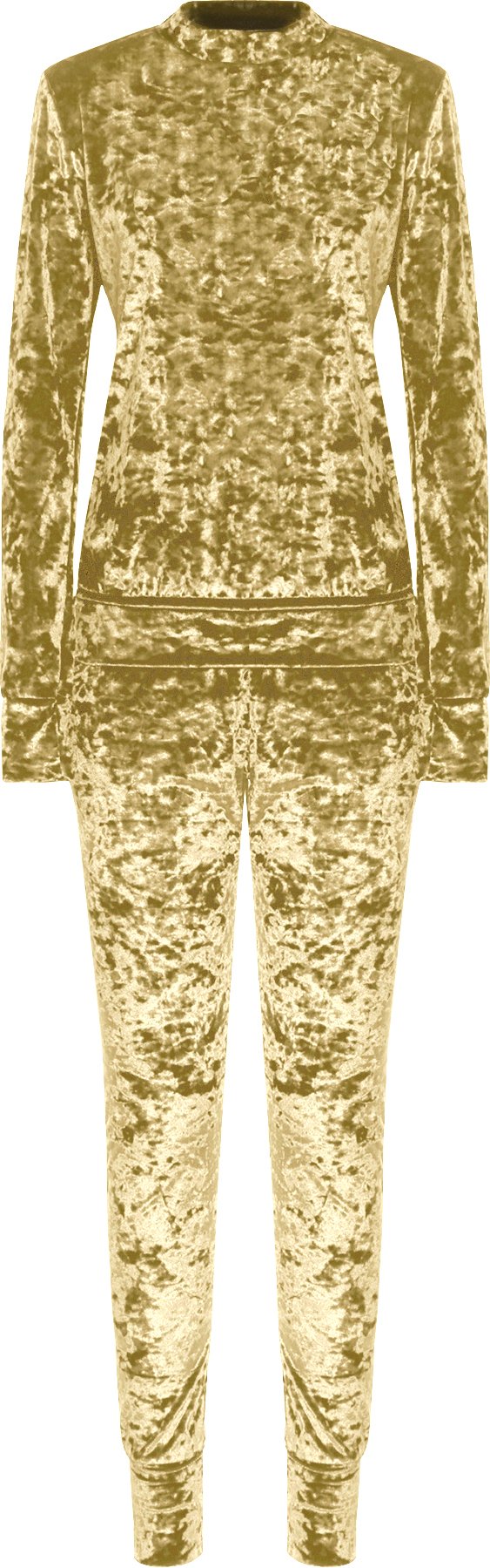 Damski top z długim rękawem i okrągłym dekoltem plus size zestaw damski welurowy aksamitny zestaw odzieży domowej Co-ord dres