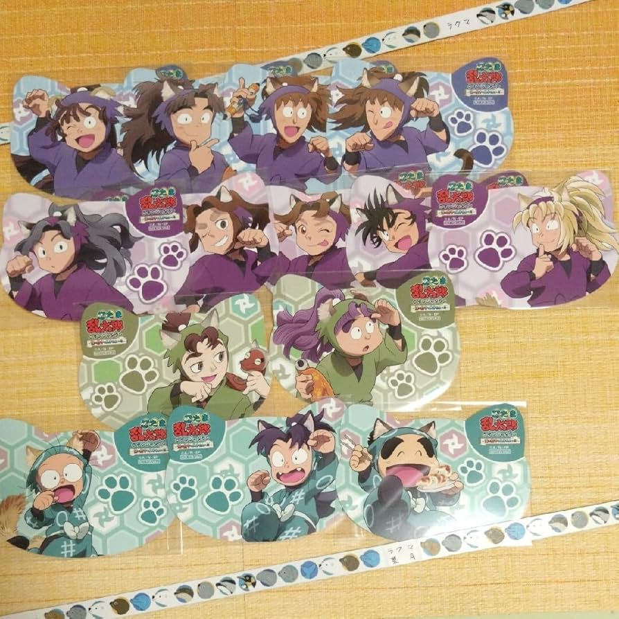 忍たま乱太郎 ナンジャタウン 猫型カード クリアカード パシャこれ 雑渡昆奈門 忍たま乱太郎 ナンジャタウン 猫型カード クリアカード パシャ