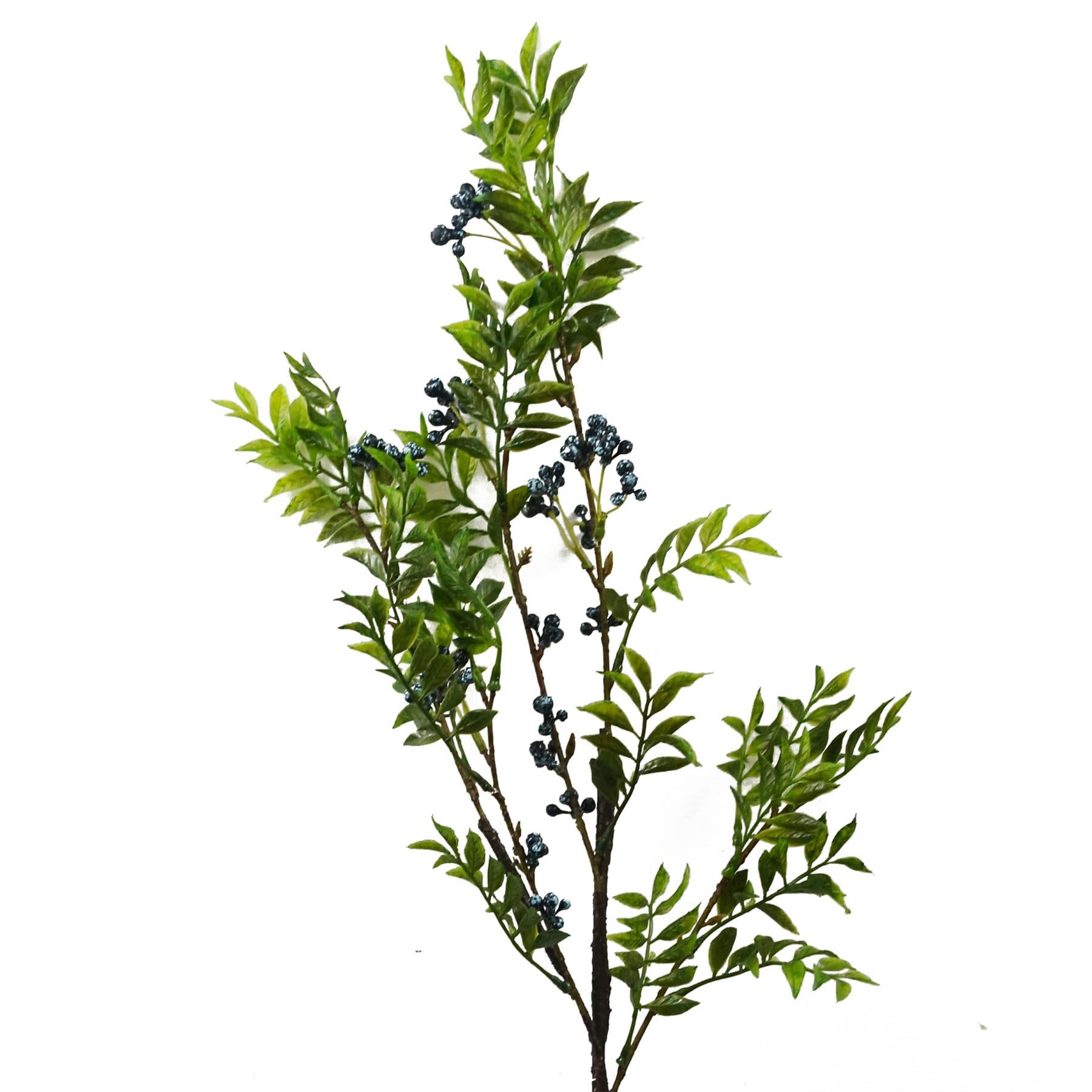Leaf Design Artificial Single Flowers, 70cm Nandina Foliage