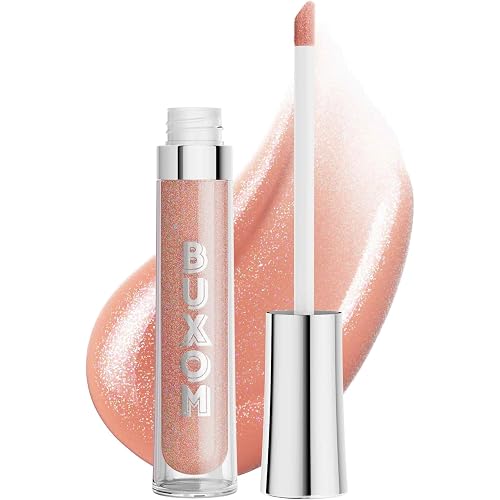 Buxom Full-On Plumping Lip Polish, Tinted Lip Plumper Gloss, Plumping Peptides & Vitamin E, High Shine Lip Gloss, Nourishes, Moisturizes & Softens Lips, Vegan