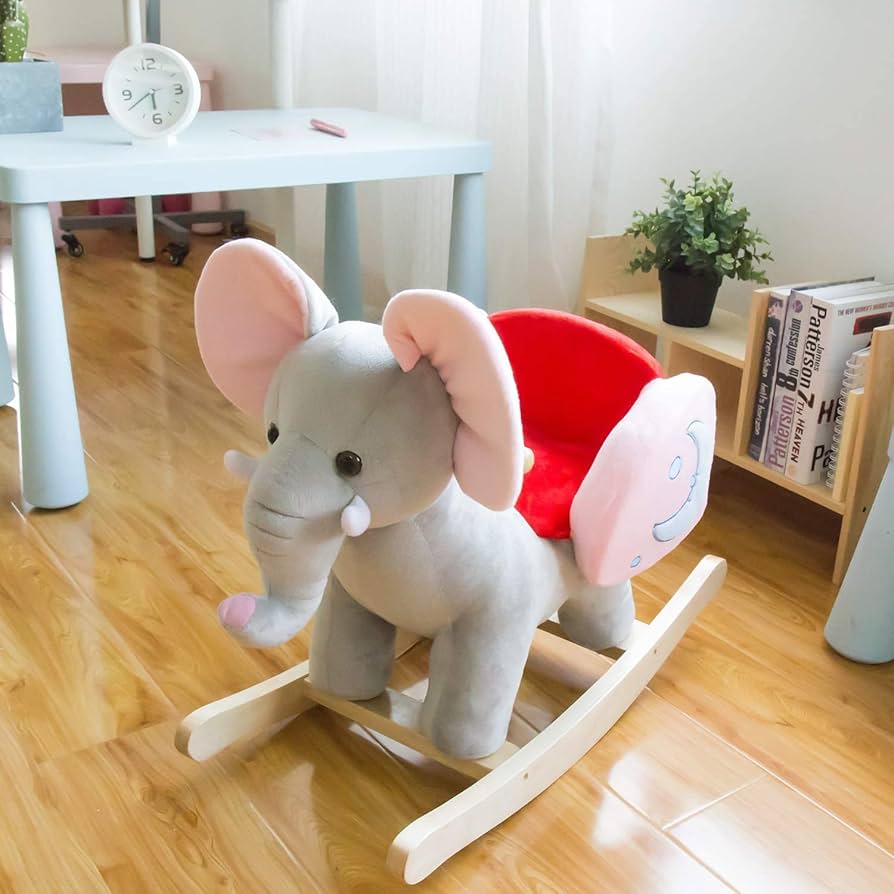 Amazon.co.jp: Kinsuite ベビーキッズ 乗り物 揺れる馬 動物