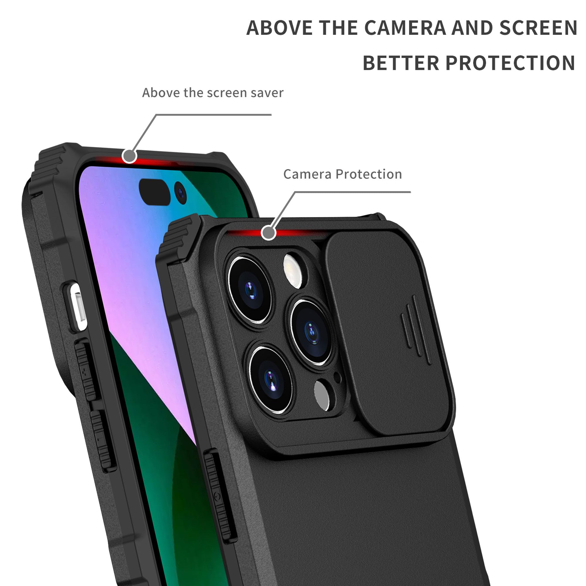 Melomon Cover per iPhone 15 Pro Max,[Protezione di Livello Militare] Antiurto Antigraffio Silicone Trasparente Case e Morbido Ultra Sottile TPU Bumper, Custodia per iPhone 15 Pro Max (6.7), Chiara