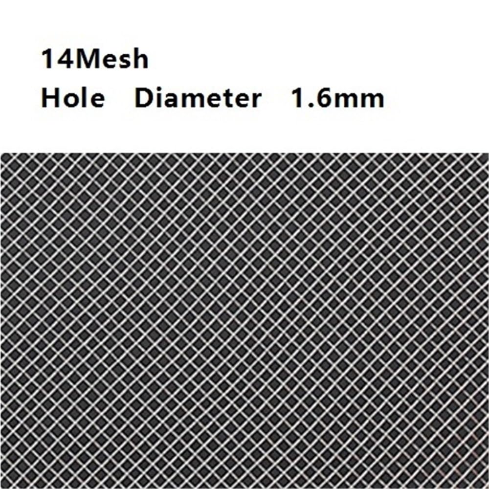 Robustes 304 Edelstahl-Drahtgeflecht, langlebiges Filtrationssieb für Küchensieb, 1,6 mm Löcher, perfekt für die Trennung von Lebensmitteln und Flüssigkeiten, 50 x 100 cm