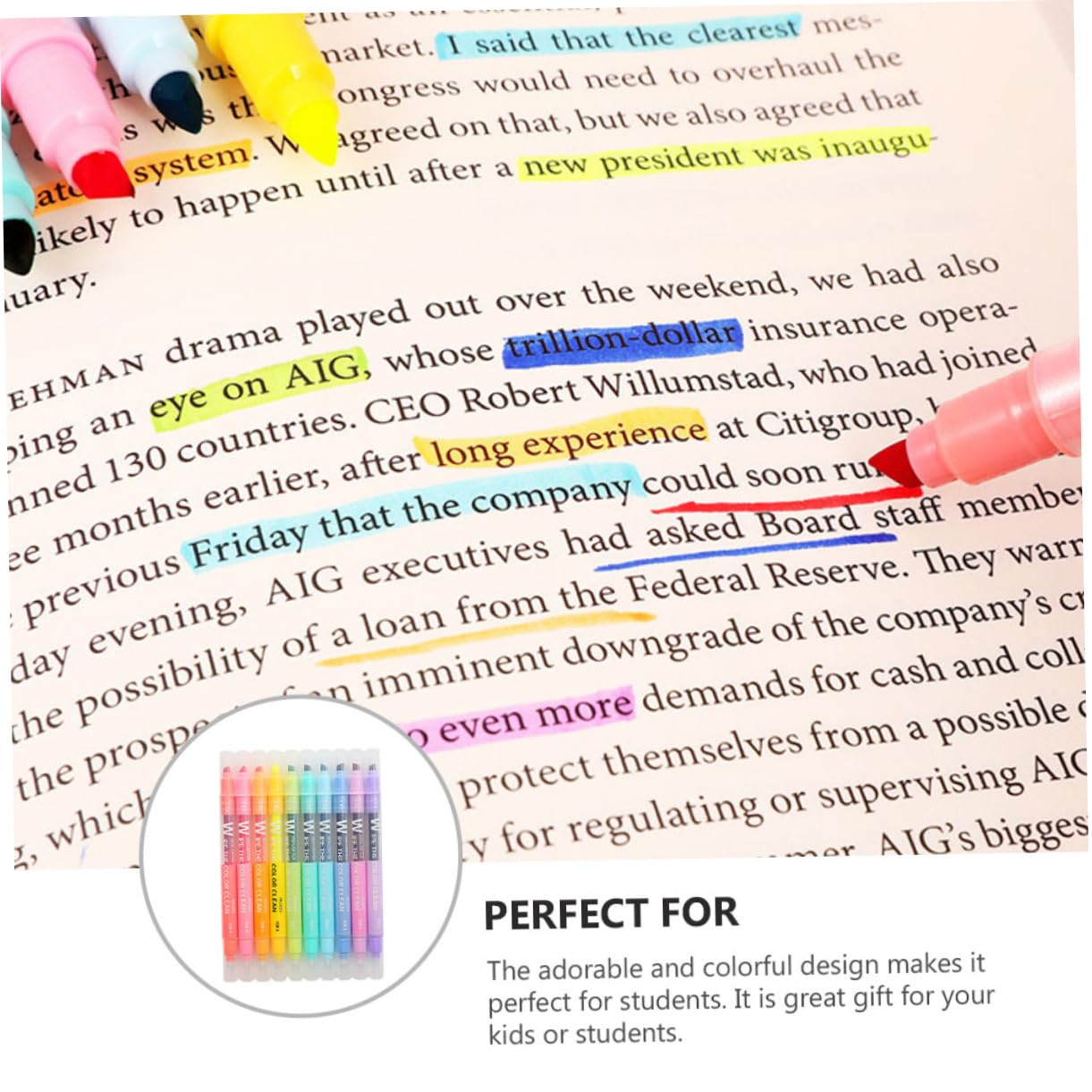 30stücke Farbige Erasable Double-ended Marker Pens Pastell Hochlighter Für Schüler Doppelte Spitzen Für Präzises Markieren Und Einfaches Löschen Für Schule Und Studium