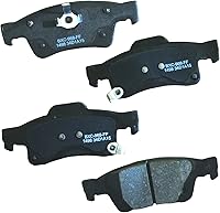 Vista 195 de Pastillas de freno traseras cerámicas Bendix Premium SBC1337 para Cadillac CTS 2014-2008, SRX 2016-2010, Chevrolet Camaro 2015-2010, Saab 9-4X 2011