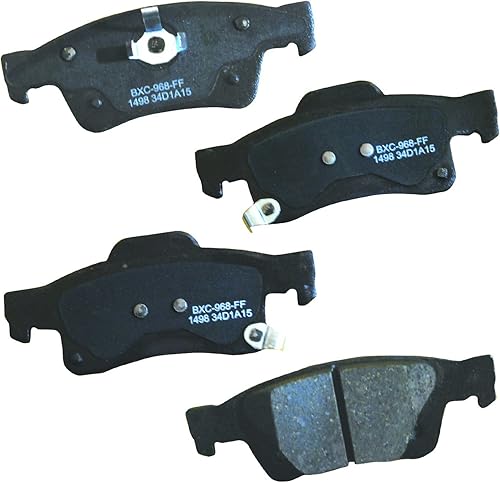 Miniatura 196 de Bendix Pastillas de freno traseras de cerámica Premium SBC1100 para Nissan Frontier 2024-2005, Xterra 2015-2005, Suzuki Equator 2012-2009
