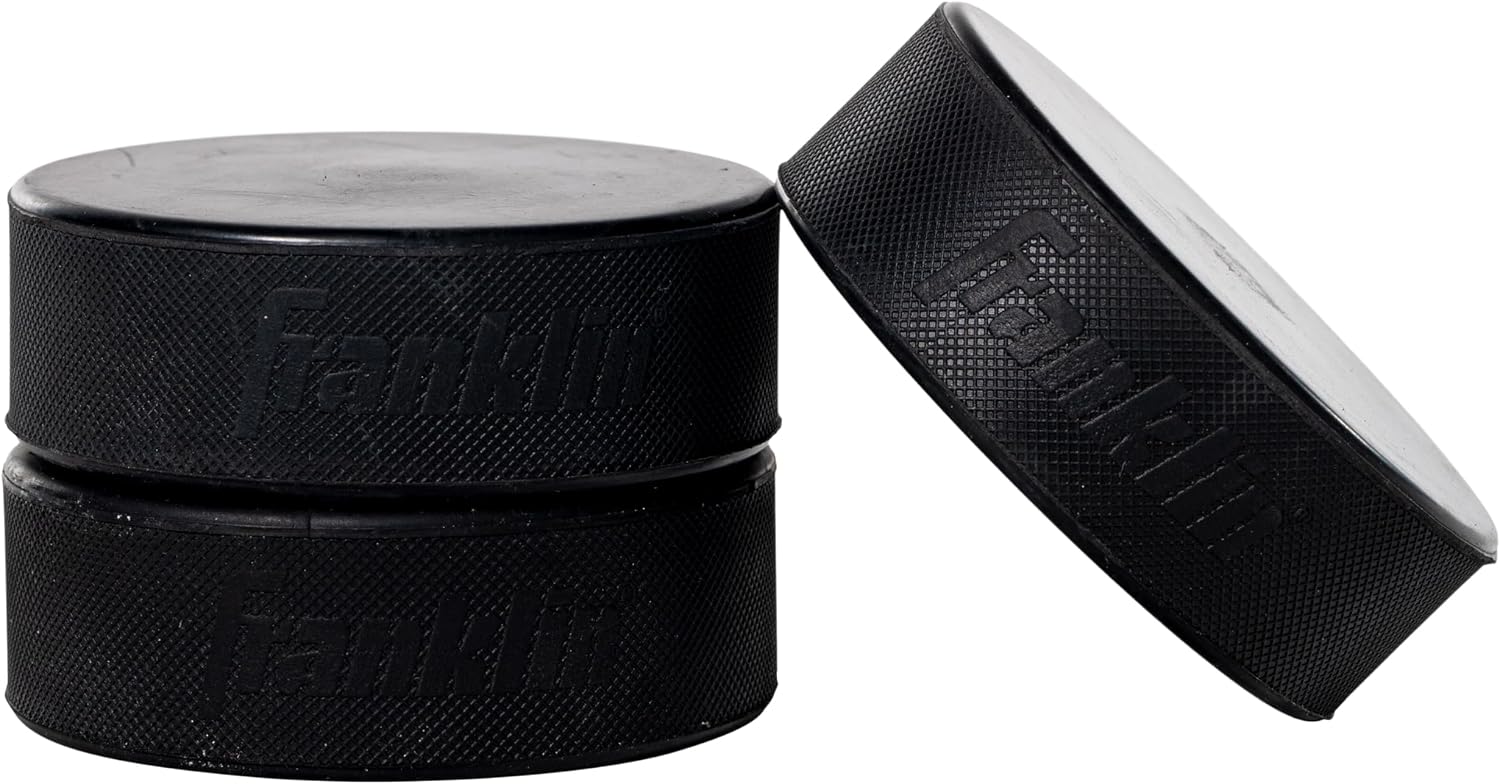 Franklin Sports Youth Official Size Ice Hockey Pucks