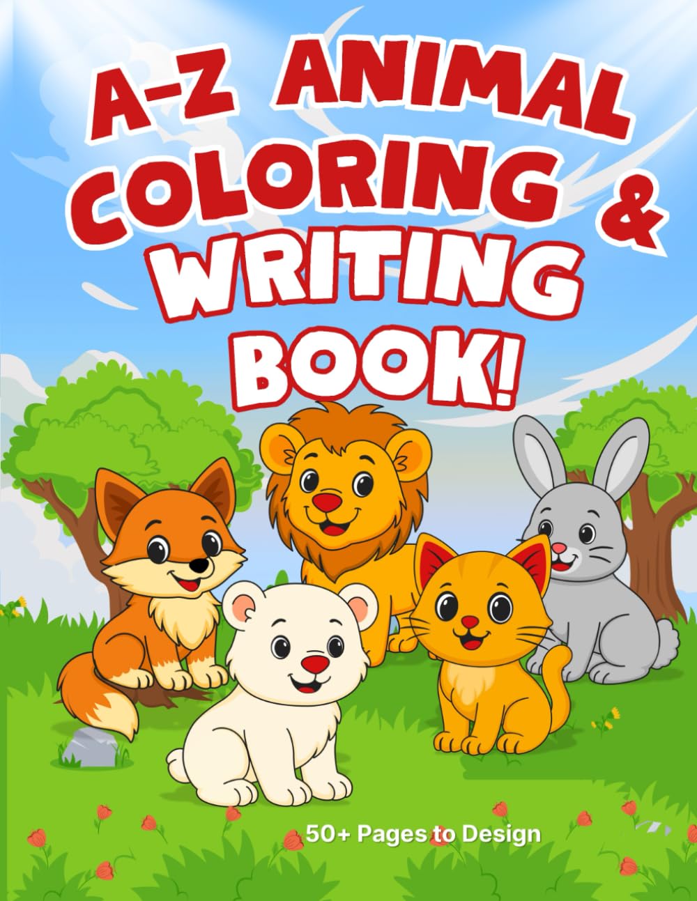 A-Z Animal Coloring & Writing Book!