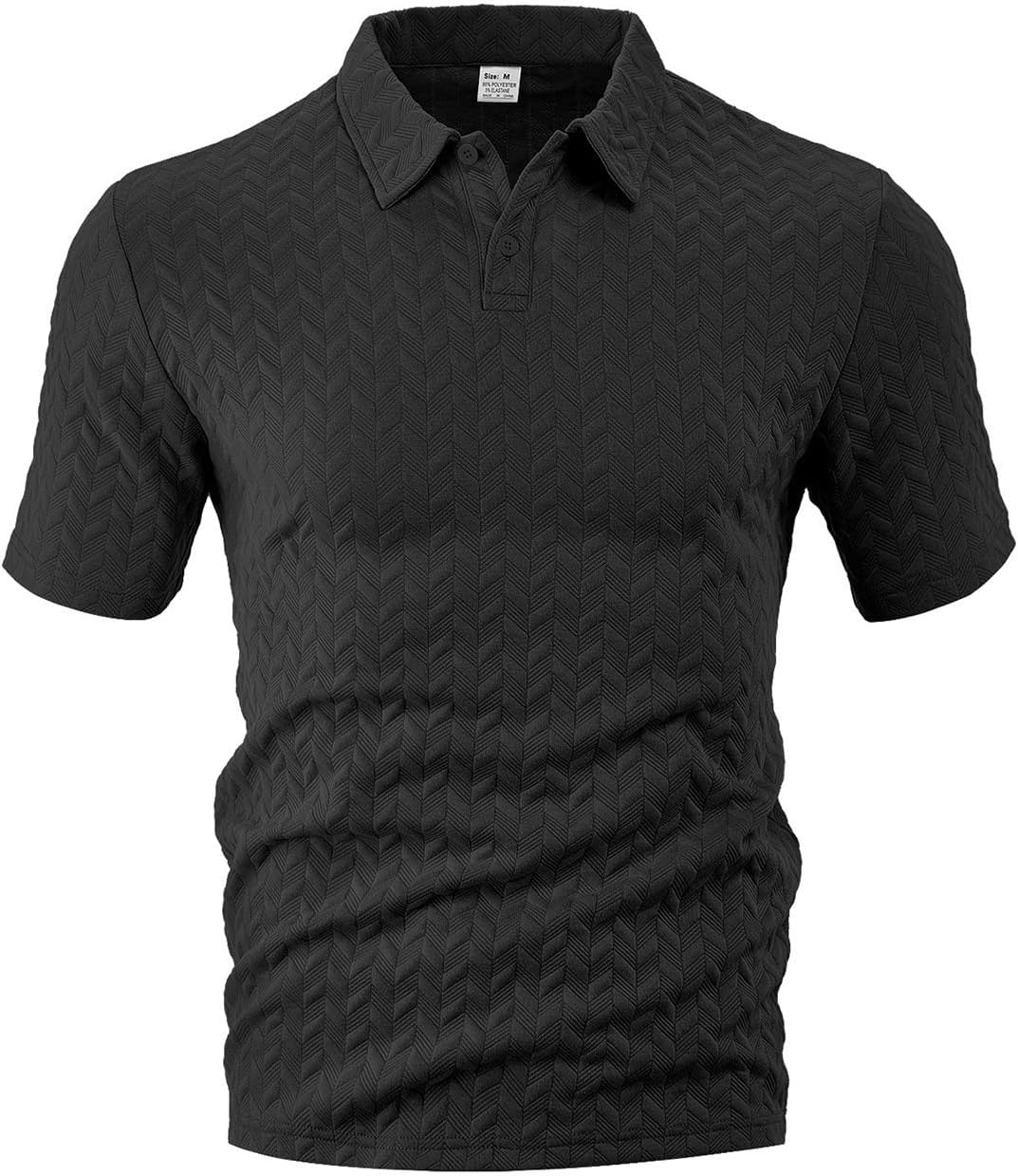 Men's Polo Shirts Summer Short Sleeve Golf Shirt for Men 3 Button Collar T-Shirt Dry Fit Casual Work Athletic Tee Shirts - Image 3