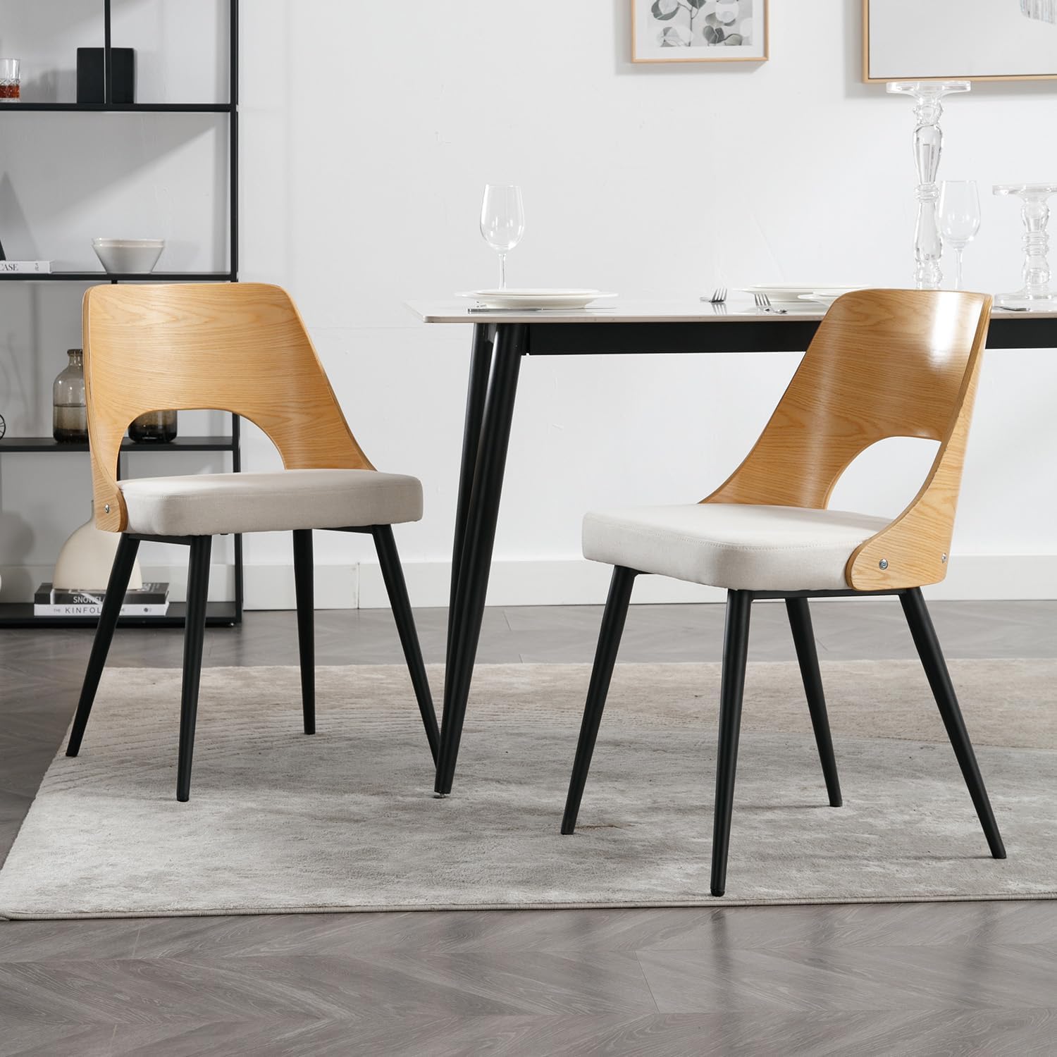 ダイニングセット　回転チェア　スクエアテーブル　省スペース　ニトリ　北欧　YH ダイニングセット 回転チェア スクエアテーブル 省スペース ニトリ