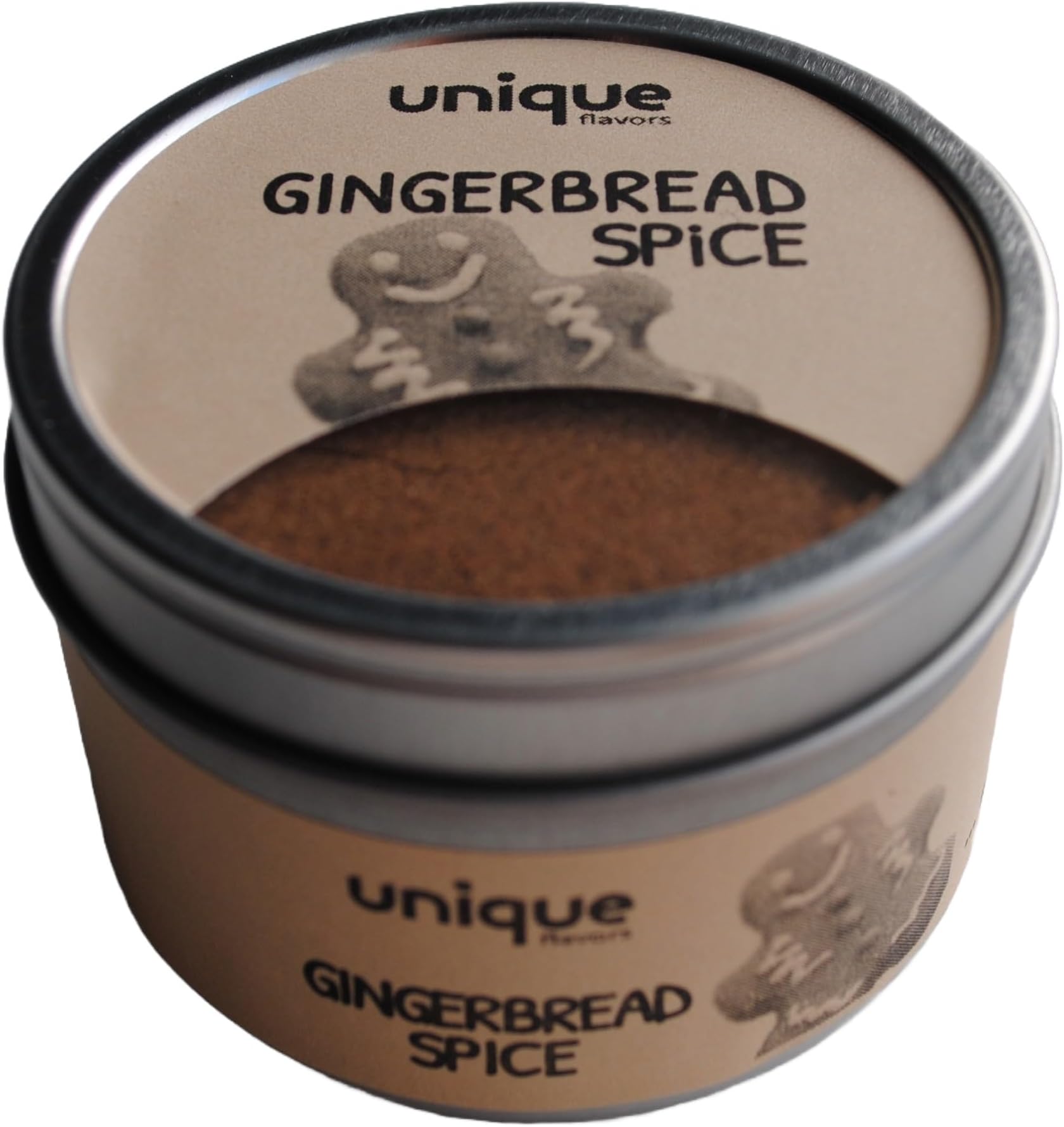 Gingerbread Spice Mix First-Class Holiday Flavor 1.5 oz Tin Can - Unique Flavors