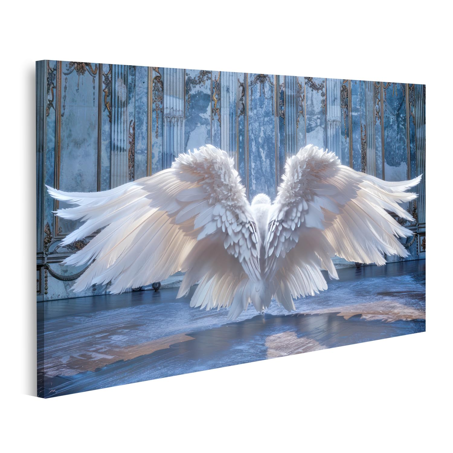 Toile ailes d'ange islandburner pour une ambiance musée d'art moderne
