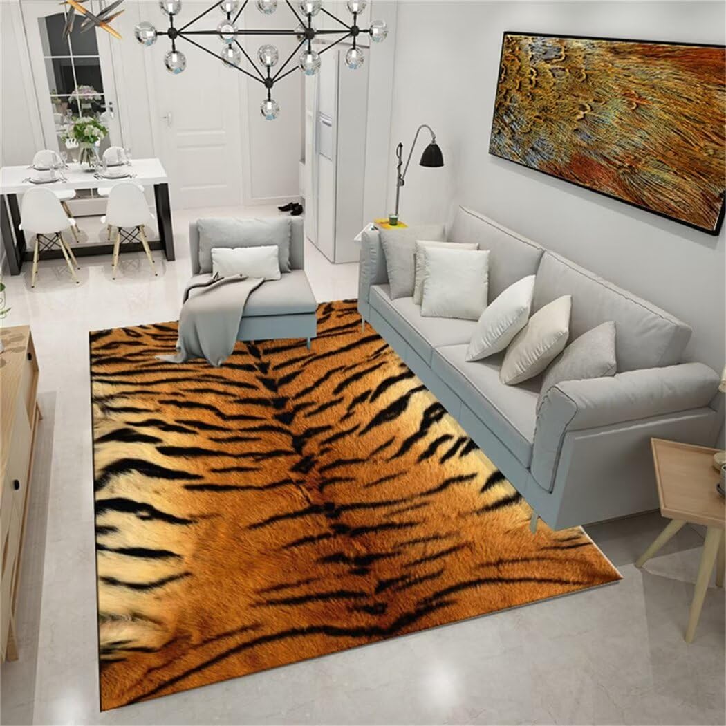 Teppich Groß Tierhaut Bettumrandung Teppich Teppich XXL Teppich Schreibtischstuhl 80X140CM