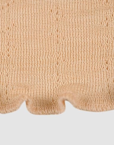 DILLING Dames Merinowol/Zijde Shirt Met Lange Mouw En Ruches Aan De Rand