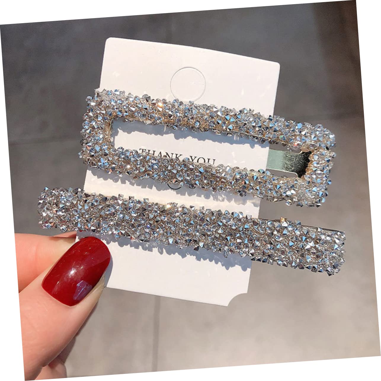 Ipetboom 24piezas Horquillas De Rhinestones Para Mujeres Accesorios De Cabello Elegantes y Chic Pinzas Para Niñas Para Fiestas y Ocasiones Especiales Negro Gris Champán