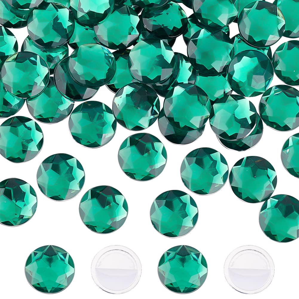 48 Stück Strasssteine Selbstklebend, 30 Mm, 8 Farben – Für DIY, Kostüme, Kleidung & Deko