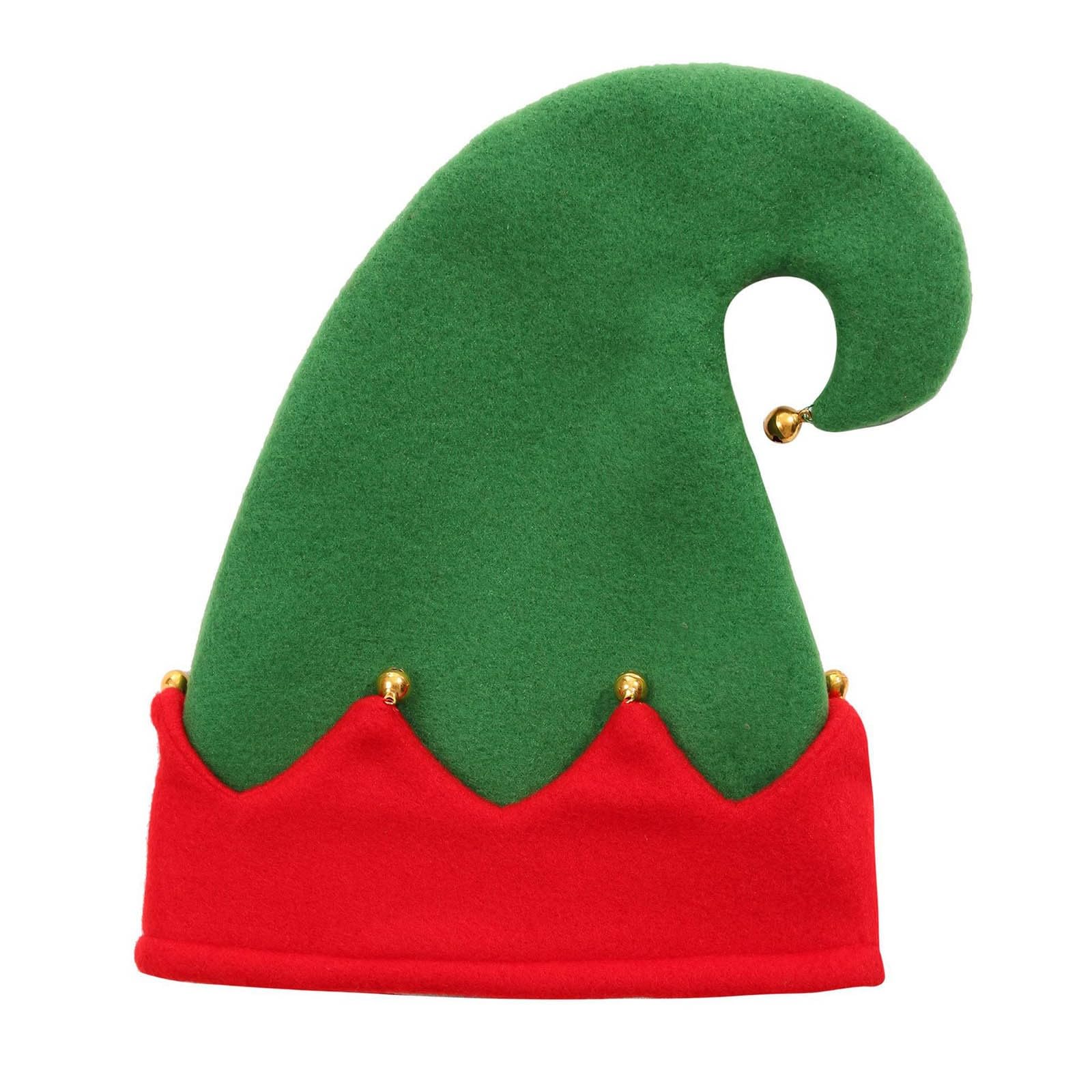 Générique Déguisement elfe de Noël pour fille, robe rouge à col vert et ceinture noire, costume de lutin festif pour spectacle de Noël et carnaval, tenue cosplay enfant pour fête costumée