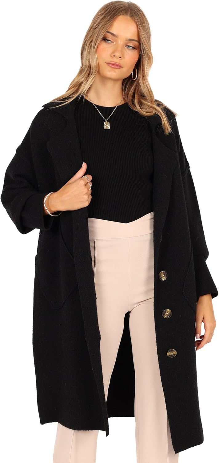 Petal & Pup womens Ivy Button Front Coatigan