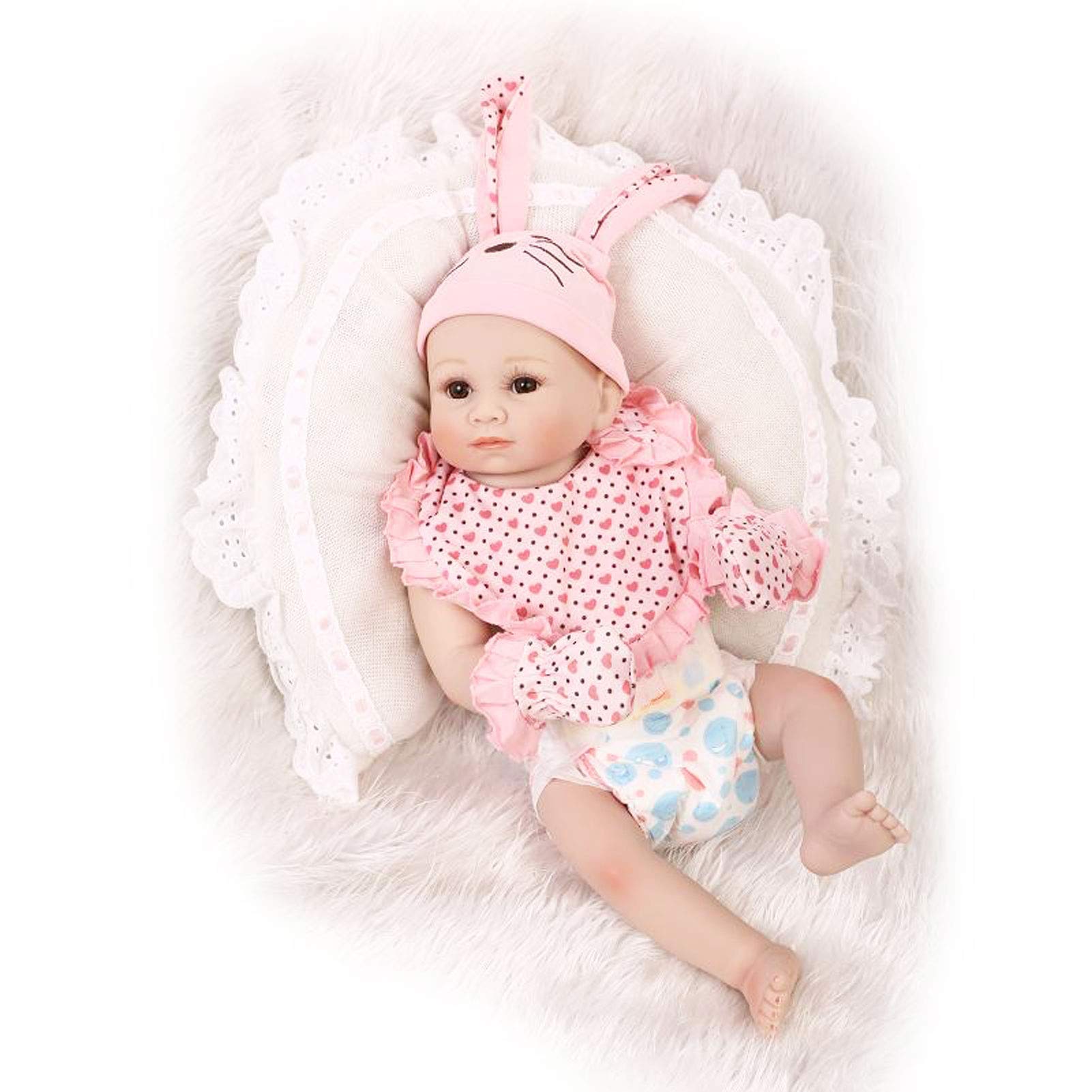 リボーンドール　綿布ボディ 人形 ピンク服 現状品 Amazon.co.jp: ピンクの服を着たリボーンベビードール女の子