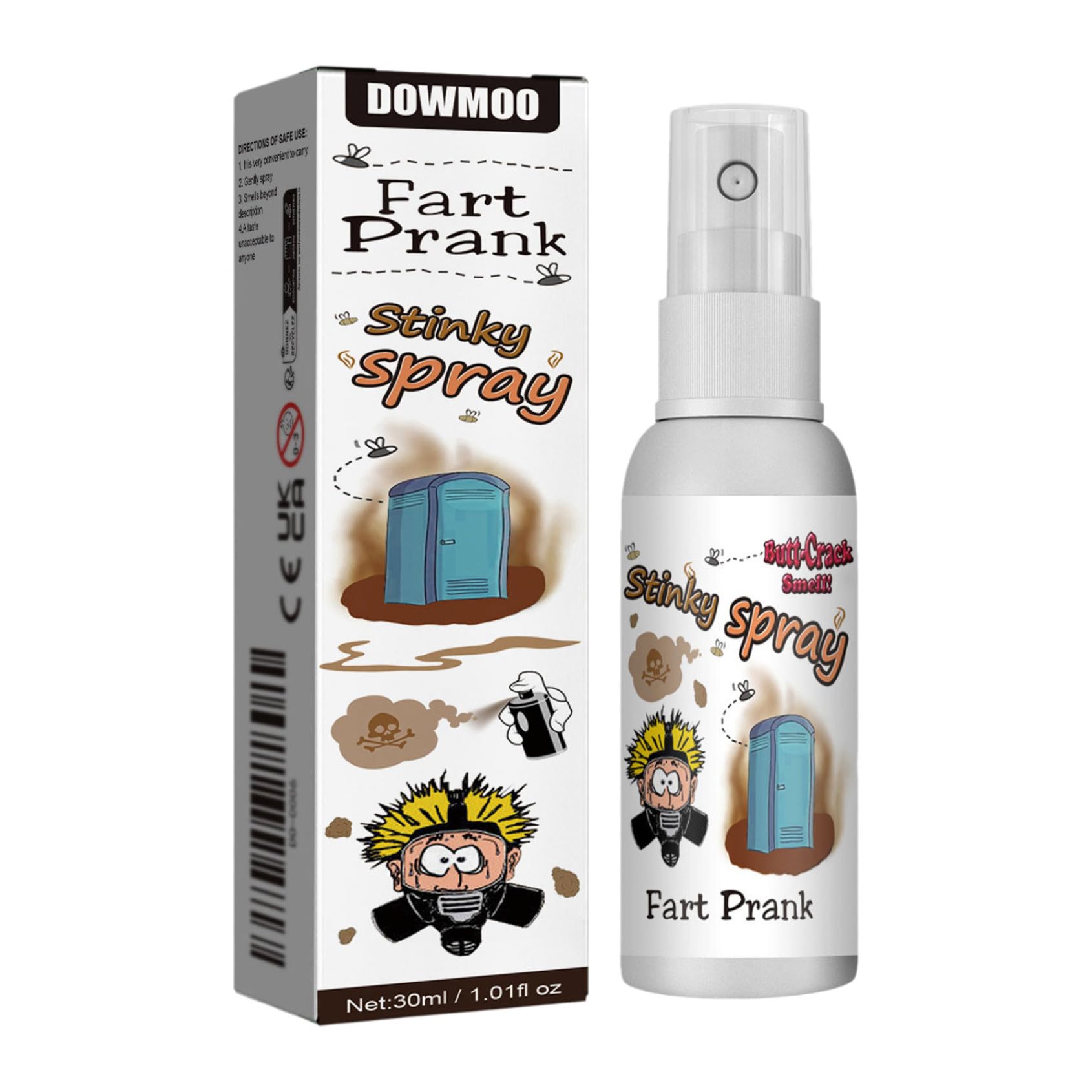 Rswnyirn Stink Fart Spray Extra Strong – Hilarious and Funny Gag and Pranks Game for Themed Party Type 5 One Size