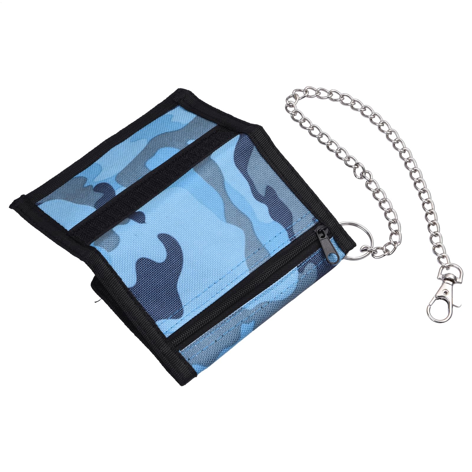 Cartera pequeña juvenil de camuflaje con diseño triple infantil marca Generisch 8