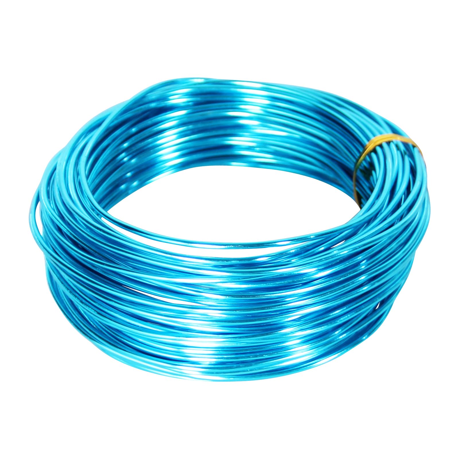 50 Feet Blue Aluminum Craft Wire, 12 Gauge 2mm Thickness Sculpting Wire - Image 2