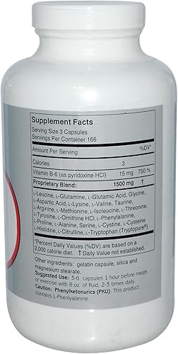 Miniatura 2 de Anabol Naturals Balance de aminoácidos 500mg 500Caps