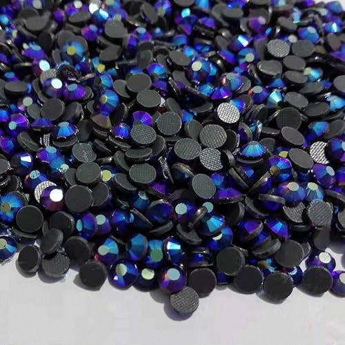 Miniatura 8 de Finstone Hot Fix Rhinestones 10 Gross (1440 piedraspaquete) Hotfix Rhinestones (Zafiro AB, SS20)