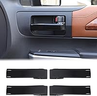 Vista 10 de Aunginsy 4 fundas protectoras para manija interior de puerta compatibles con Toyota Tundra 2007-2021 y Sequoia 2008-2020, ABS