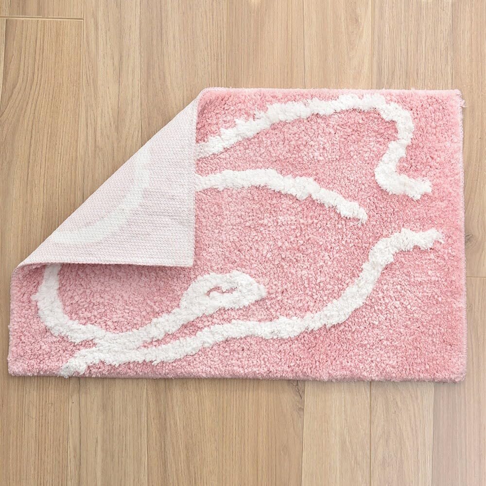 Amazon | Feblilac ピンク 裸の女性 バック バスマット 楽しい ヌード