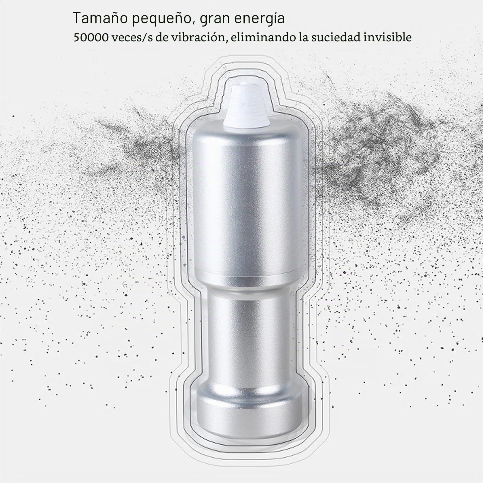 Limpiador Ultrasónico Portátil para el Hogar Mini Máquina de Limpieza Sumergible Unidad de Lavado Ultrasónico de 50 KHz para Joyería Fruta Vegetal Dentaduras Ropa