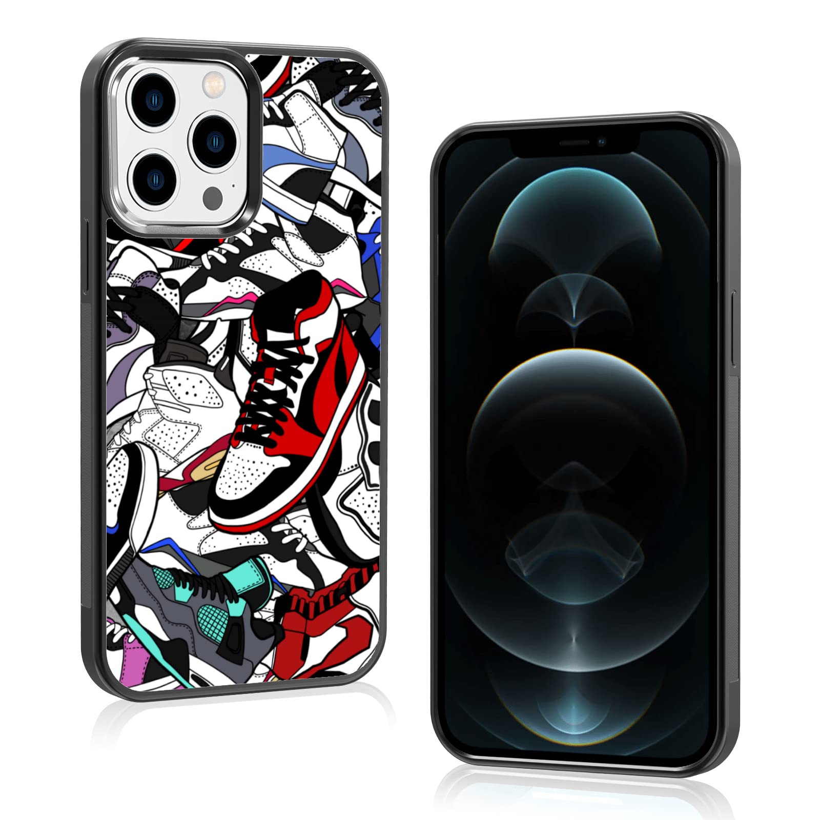 Axulimin Cool Shoe Phone Case for iPhone 12 Pro Max Case for Teen Boys Men Kids Boys - 6.7 Inch