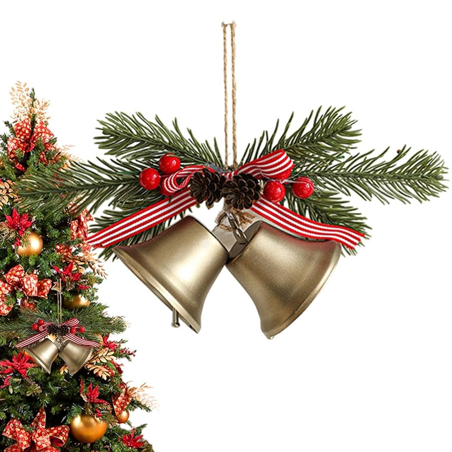 Amazon.co.jp: メタルクリスマスベル、クリスマスツリー用