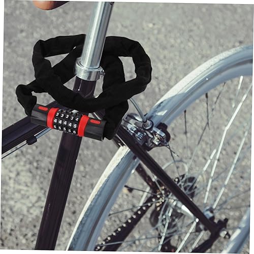 Miniatura 4 de GANAZONO Heavy Duty Bike Chain Lock Digit Combination and Keys Carbon Steel Anti-Theft Security for Bicycle Motorcycle Electric Bike Portable