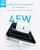 Cargador Anker 45W USB C, 2 unidades, carga rápida tipo C | Incluye cable USB-C de 1.5 m, para iPhone 17/16, iPad, Galaxy S24 Ultra y más 3
