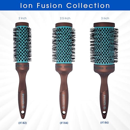 Miniatura 9 de Spornette Cepillo redondo de cerámica Ion Fusion de 2 pulgadas