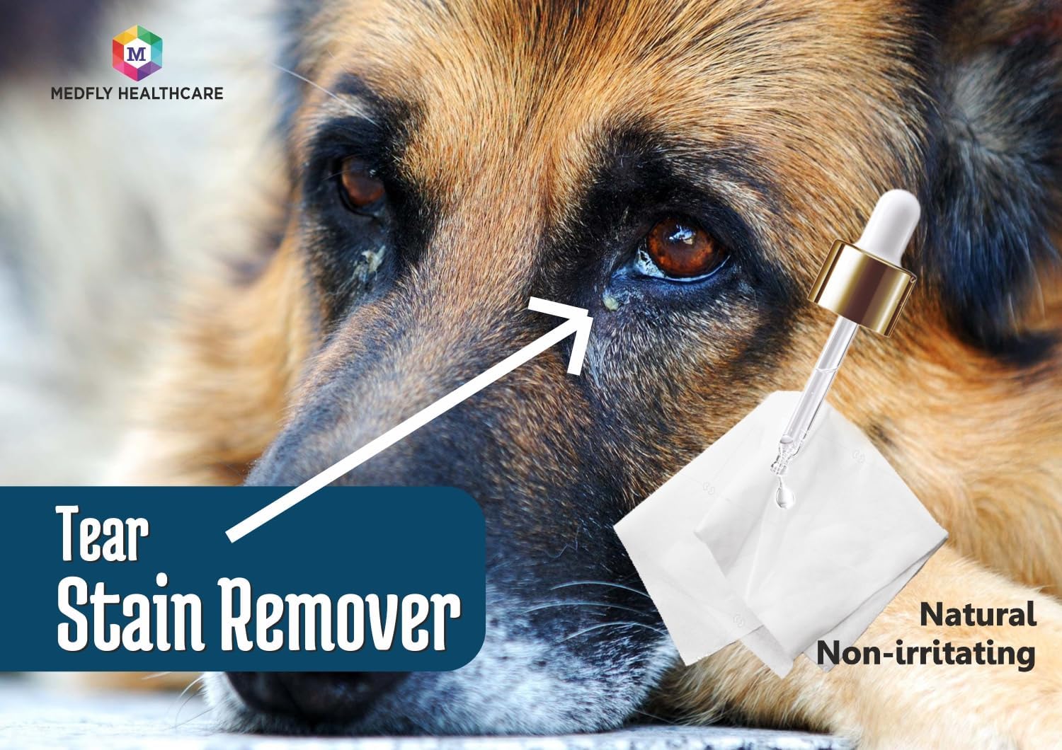 Medfly Healthcare Stain Remover for Dogs and Cats -50ml 2