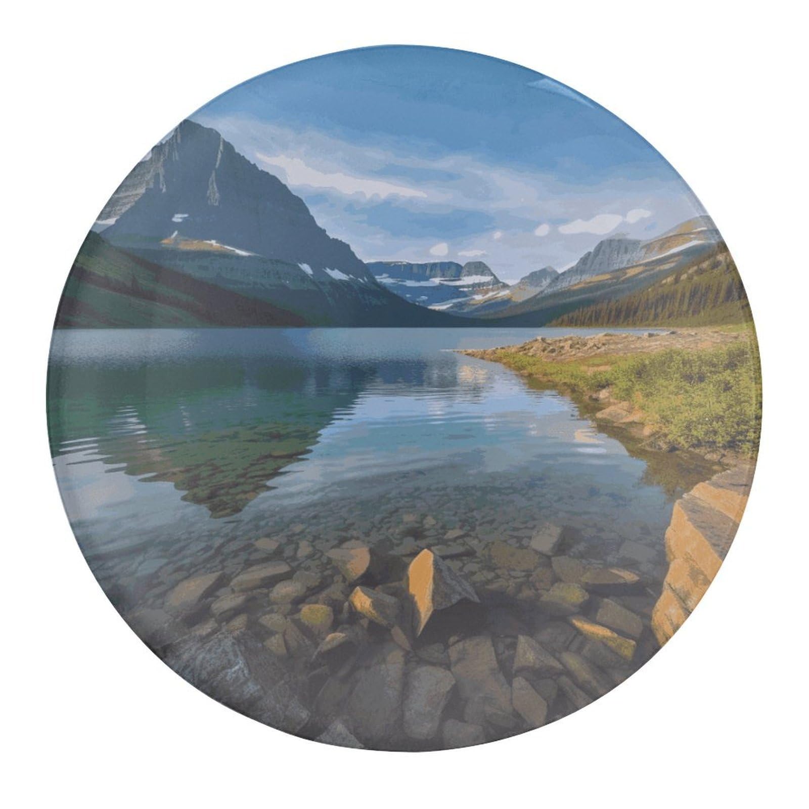 Fekiloot Style Glacier National Park Refrigerator Magnet Fridge Magnet1 Pcs