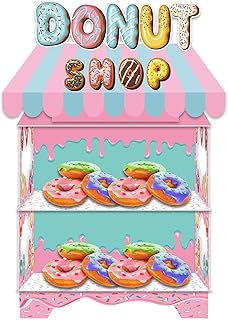 Donut Birthday Party Decorations Donut Stand for Dessert Table Donut Party Decoration Party Supplies Favors Cupcake Stand Table