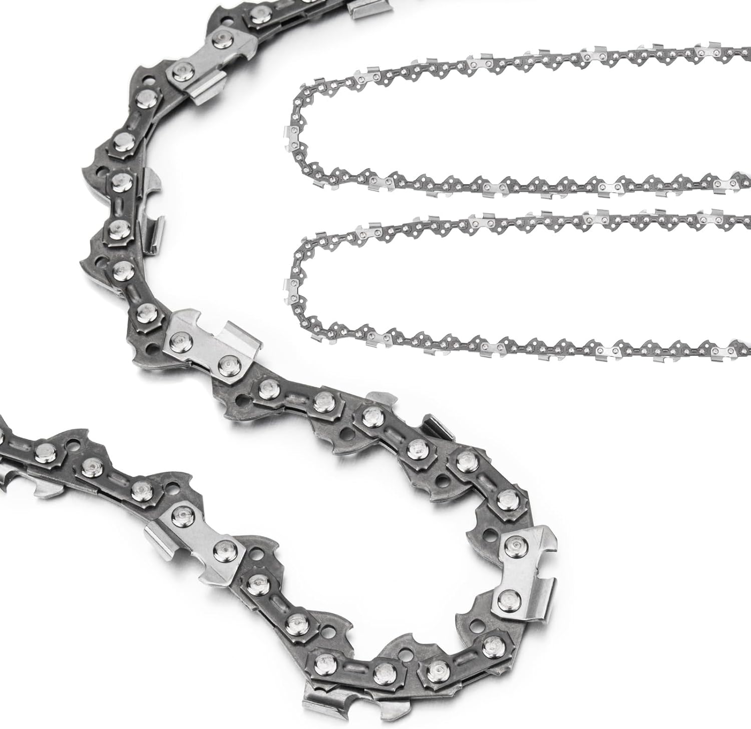 18 Inch Chainsaw Chain 3/8" LP Pitch 62 Drive Links Replacement for EGO AC1800, 18" Chain Saw Chains Fit for EGO CS1800, CS1803, CS1804 DCCS672B Chainsaw (3Pcs)