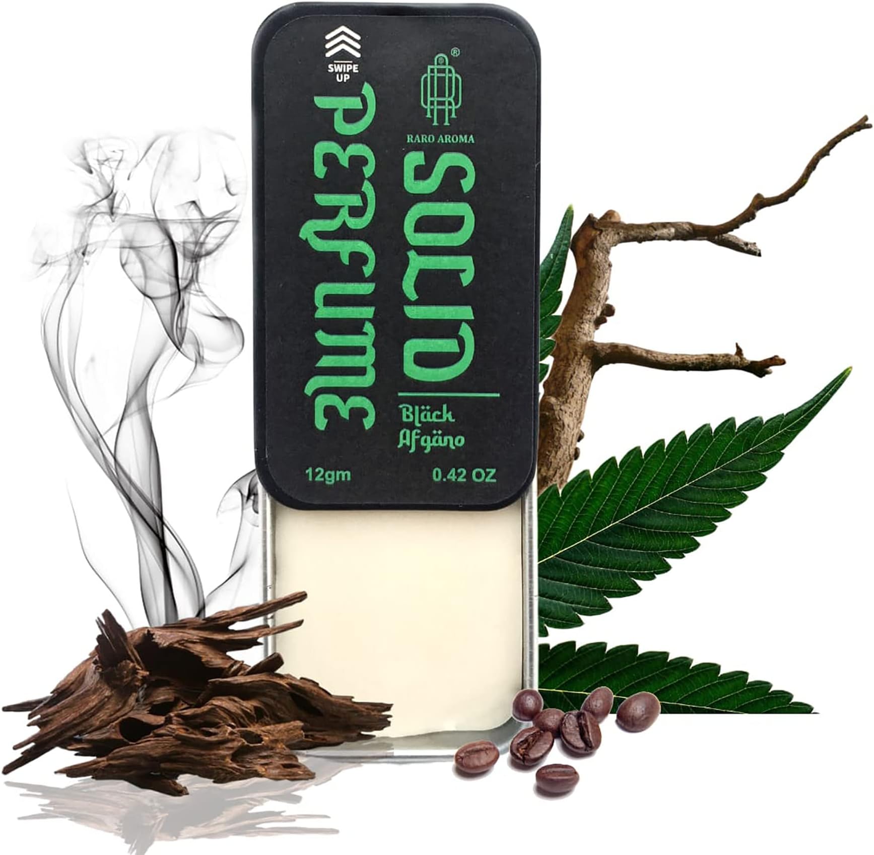 Solid Perfume – Afgano | Woody Aromatic Scent with smoke & Oud