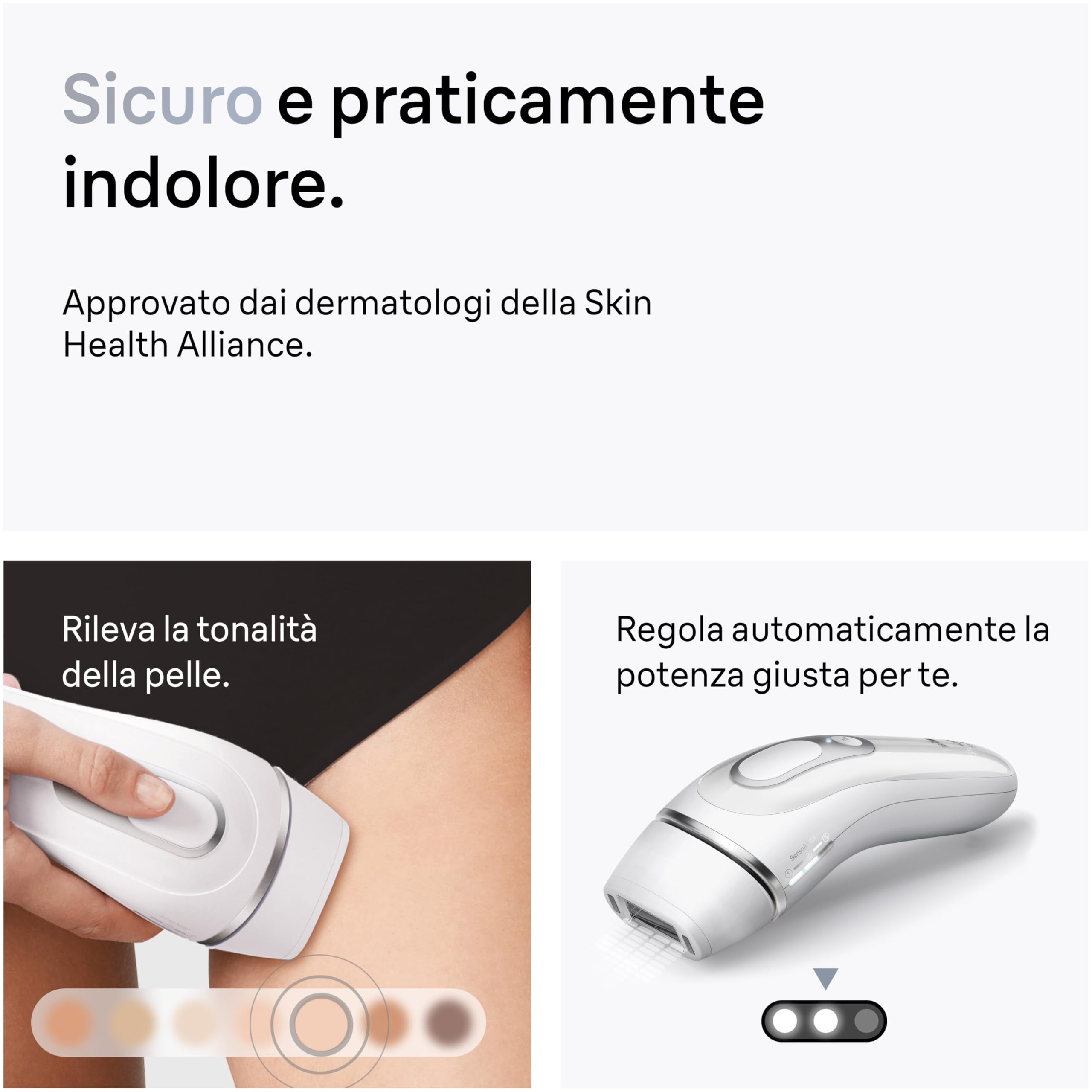 Braun Silk·expert Pro 3 Epilatore Luce Pulsata, Depilatore Corpo Donna, Alternativa All’Epilazione Laser Peli Donna, Epilazione a Casa, Con Custodia, Rasoio Venus, 3 Testine, Idea Regalo, PL3222