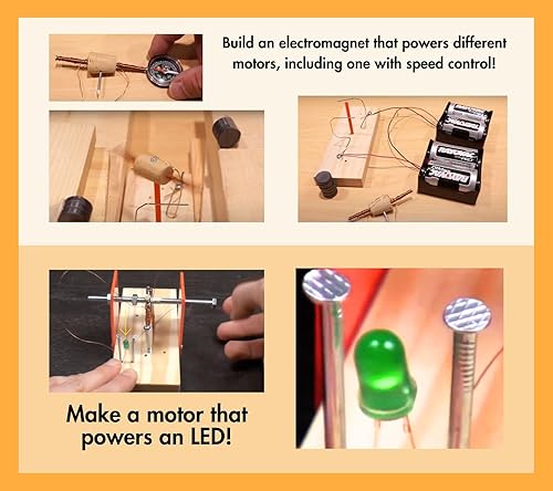 Miniatura 6 de Dowling Magnets -DO-731101 Science Discovery Kit Motor eléctricogenerador Multi