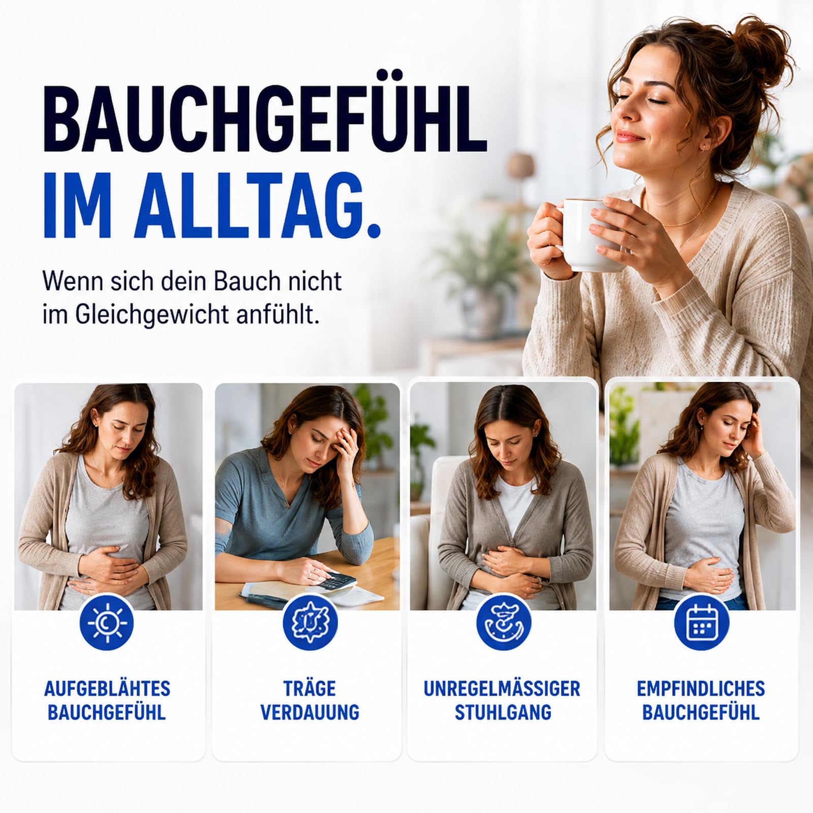 ULTIBIOM Darmflora-Komplex Pulver – 55 Bakterienkulturen, 50 Milliarden KBE pro Tagesportion, 30 Sticks – mit Akazienfaser, Inulin, FOS, Verdauungsenzymen, Vitaminen & Mineralstoffen