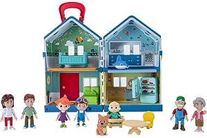CoComelon Deluxe Family House Playset: Interactive Dollhouse with Music and Sounds!