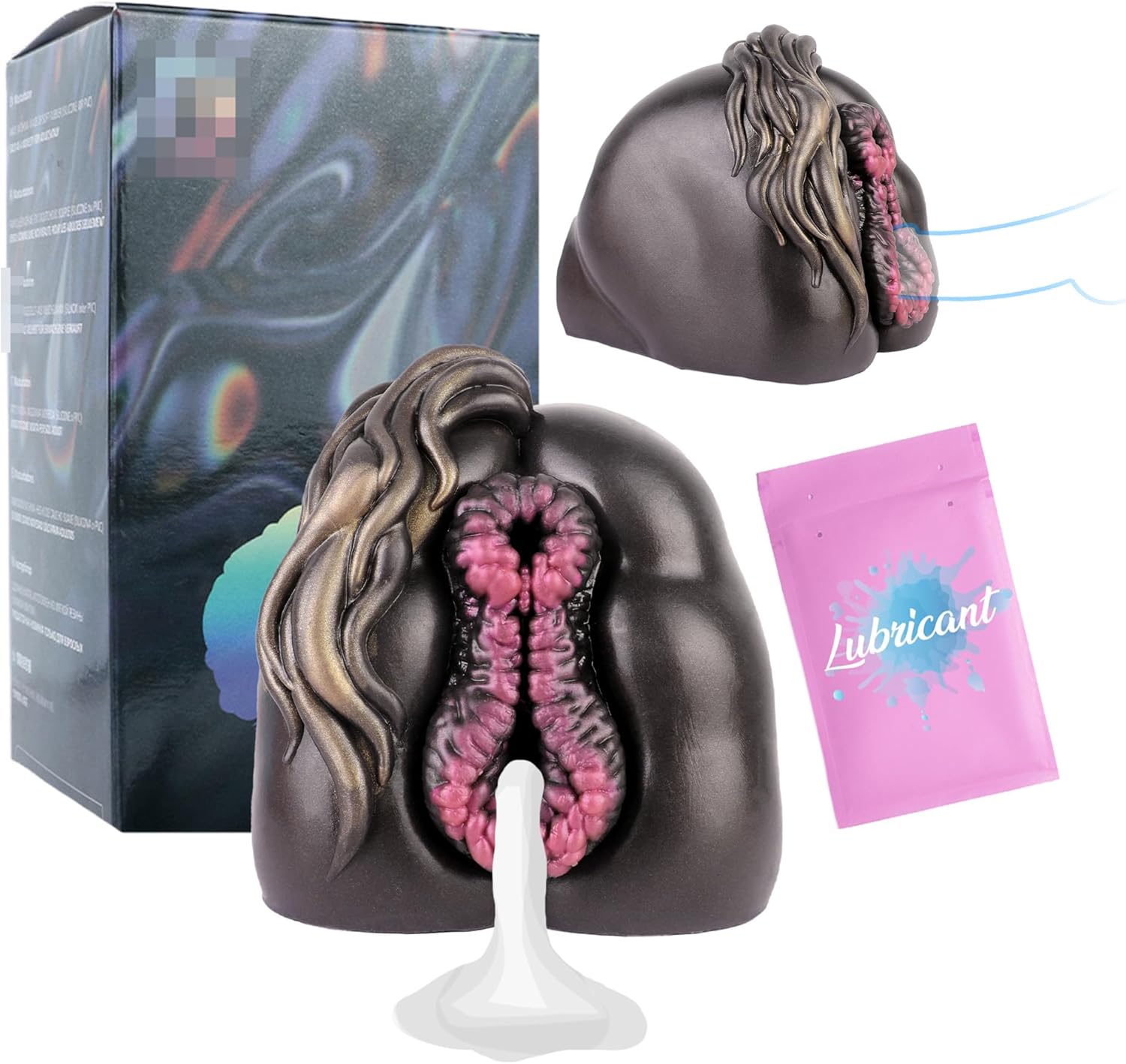 Tight 3D Texture Male Masturbator Onahole – Silicone Pocket Pussy Stroker, Fantasy Sleeve for Penis Training, Reusable Handheld Erotic Masturbation Device OH-MO-002