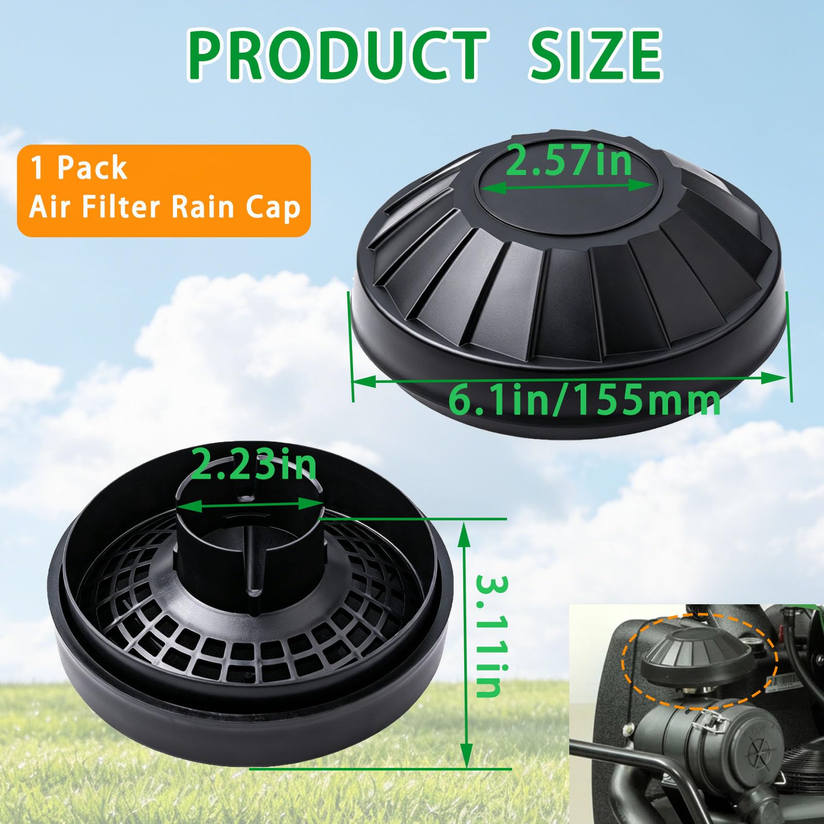 coppepann専用 Motorcycle Fan Cover Air Scoop Cap Spare Parts for Jog50 90 Dio ZX