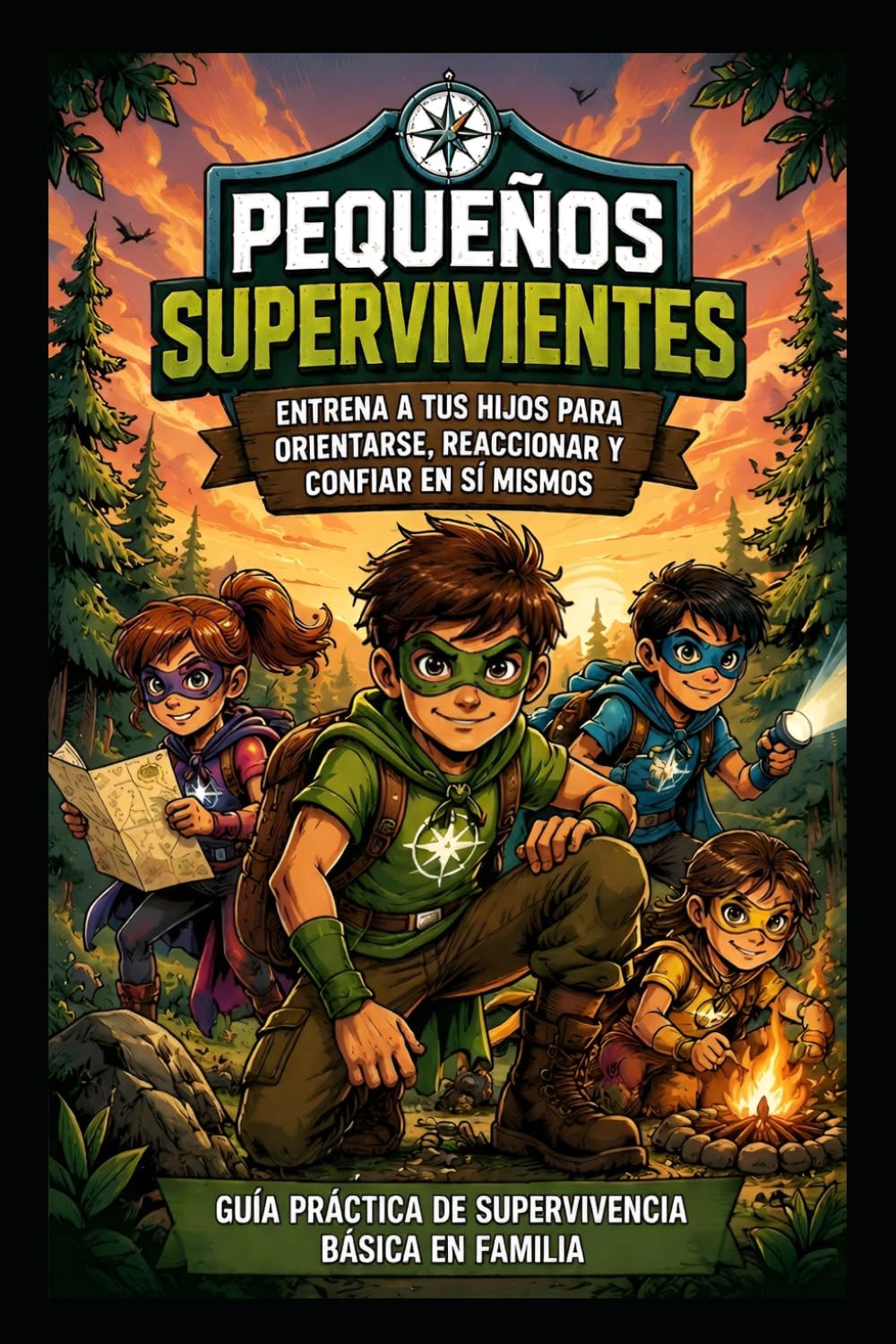 PEQUEÑOS SUPERVIVIENTES: Guía práctica de superviviencia en familia