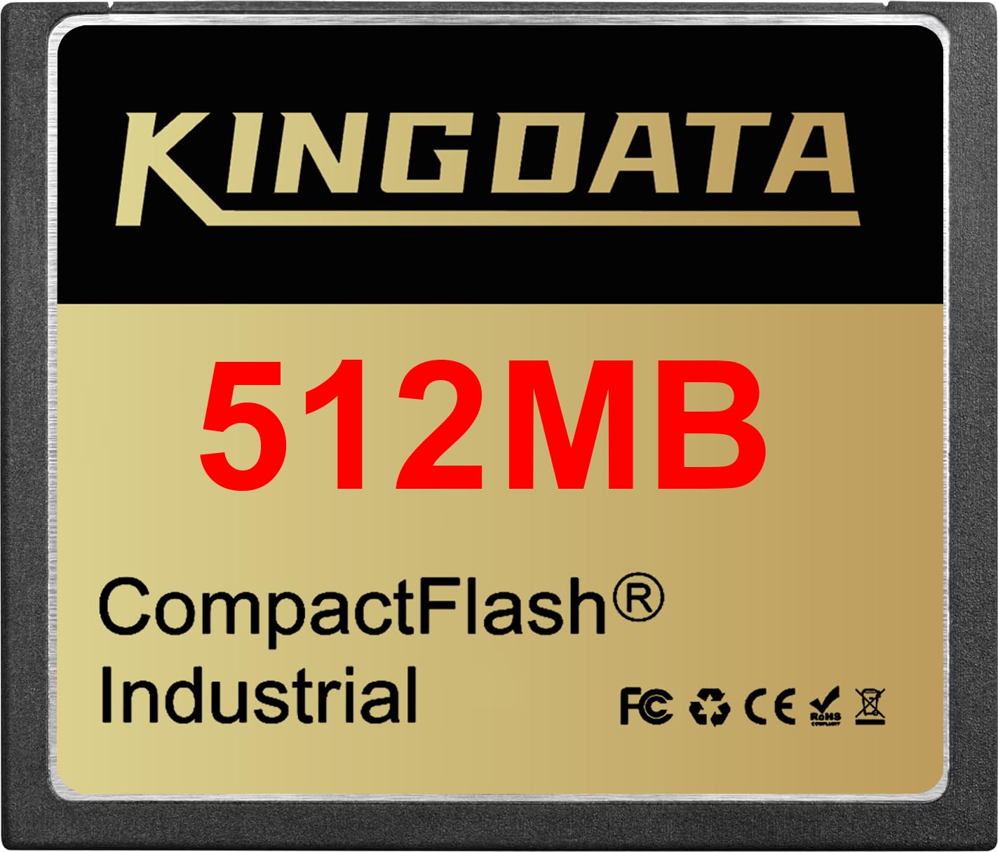 Industrial Compact Flash Memory Card 512MB FAT16 Type I for Industrial Equipment Vintage Digital Cameras