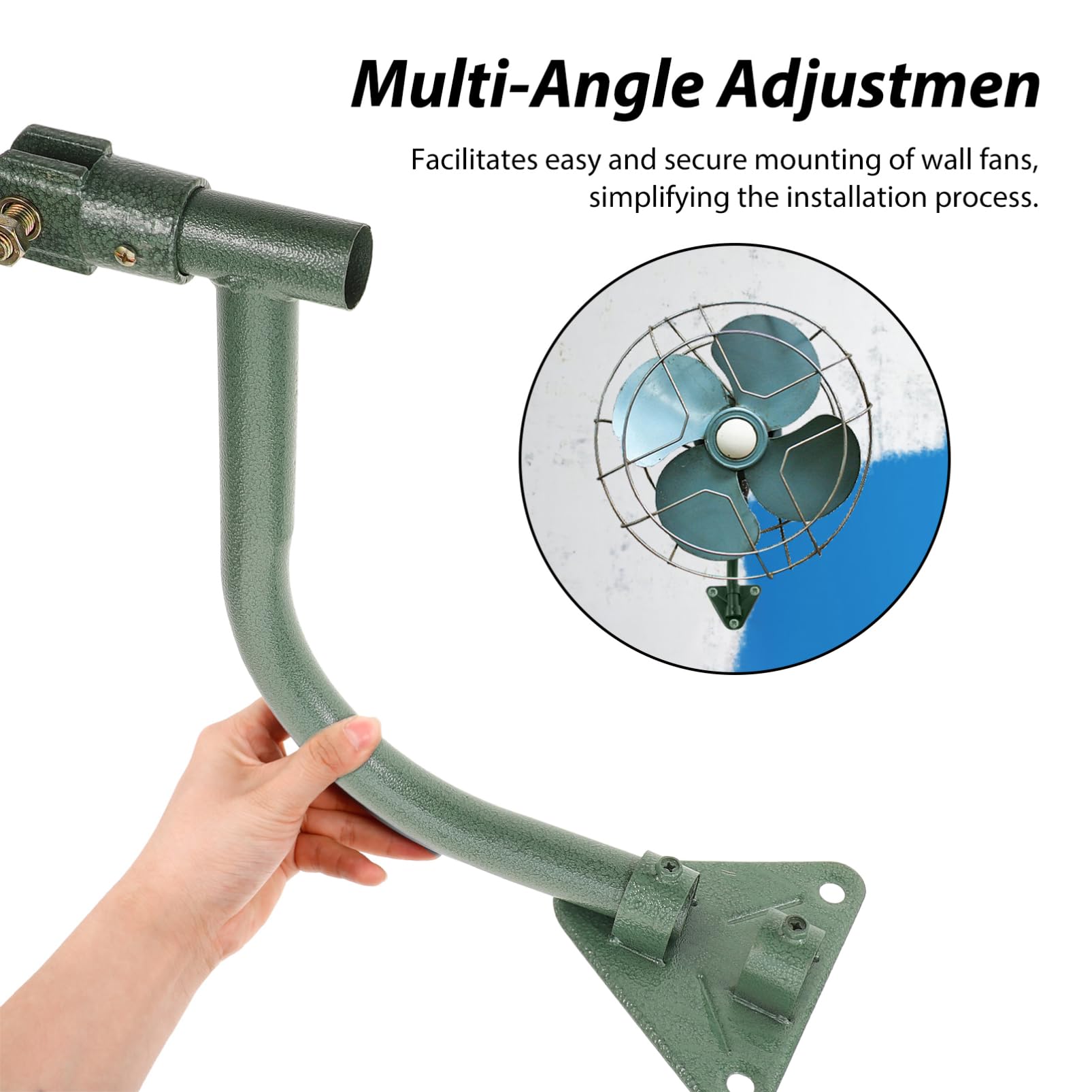 Alipis Accesorios para Ventiladores Eléctricos Soporte de Pared de Hierro Soporte de Montaje para Ventilador Eléctrico de Montaje para Ventilador para Bricolaje